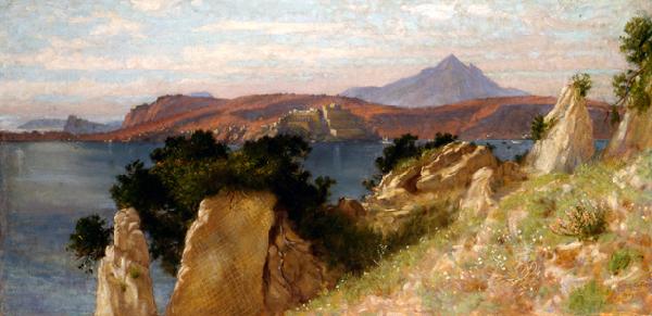 Edith Corbet Ciceros Villa and the Bay of Baiae Spain oil painting art